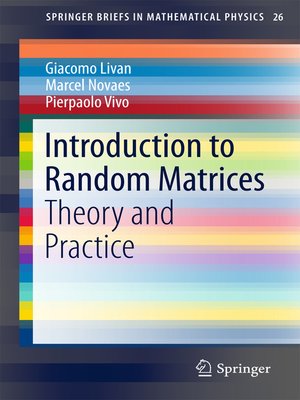 cover image of Introduction to Random Matrices
